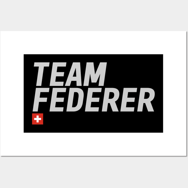 Team Roger Federer Wall Art by mapreduce